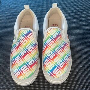 UGG Rainbow Logo Slip-On Sneakers